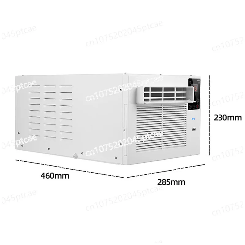 Mini caja de aire acondicionado de escritorio, deshumidificador enfriador, tubo libre, ventana portátil, aire acondicionado, temporizador de 24 horas, calefacción de refrigeración