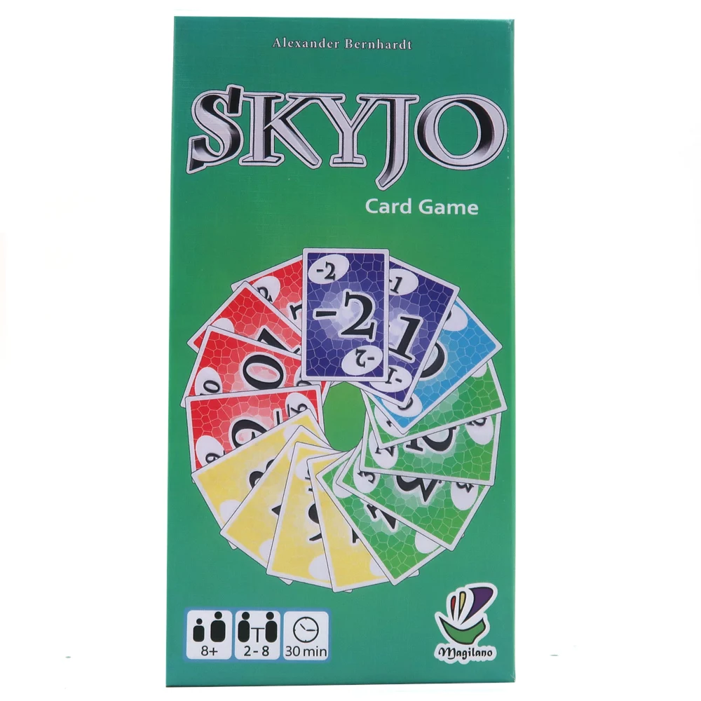 SKYJO by Magilano - An entertaining card game suitable for both children and adults. Very suitable for playing, entertaining, an