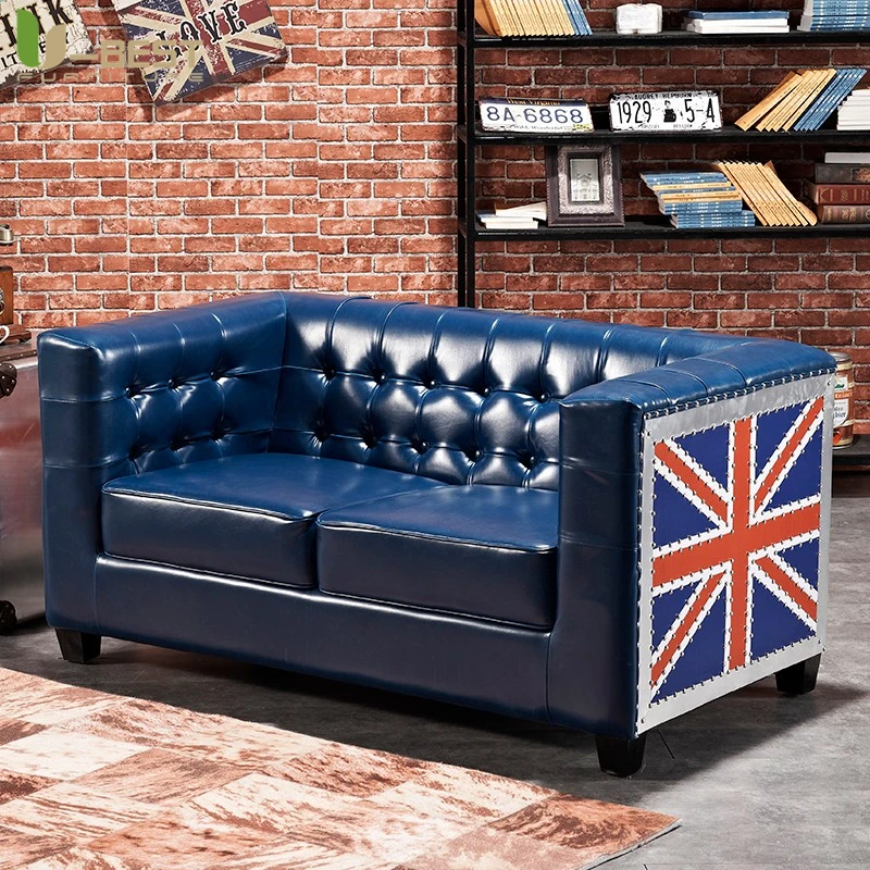 Industrial Retro Aviato Combination Sofa Living Room Furniture Leather Chair Personalization Pub Club Studio Divani Kanepe Sofy