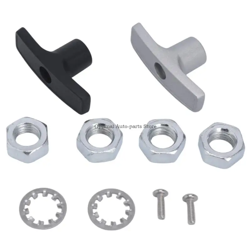 Motorhome Sewer Drain Handle with Screws and Lock Washers