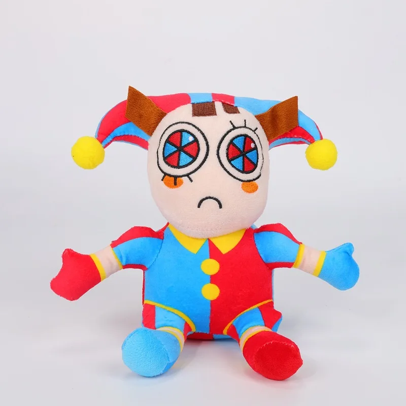 New 18~43CM The Amazing Digital Circus Plush Toy Anime Game Cute Cartoon Clown Soft Stuffed Doll Funny Birthday Christmas Gift