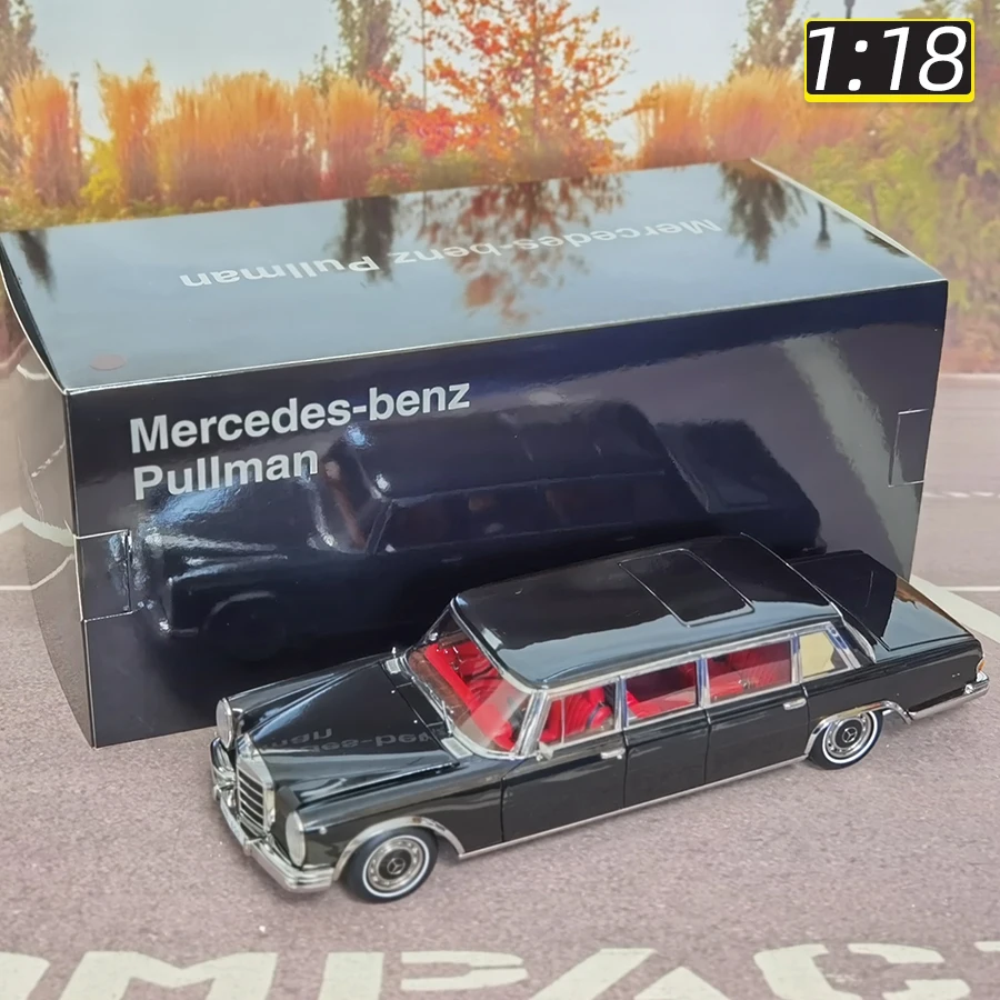 Kengfai 1:18  FOR benz pullman W100  benz 600 Alloy car model Collection Car model for a friend\'s birthday gift