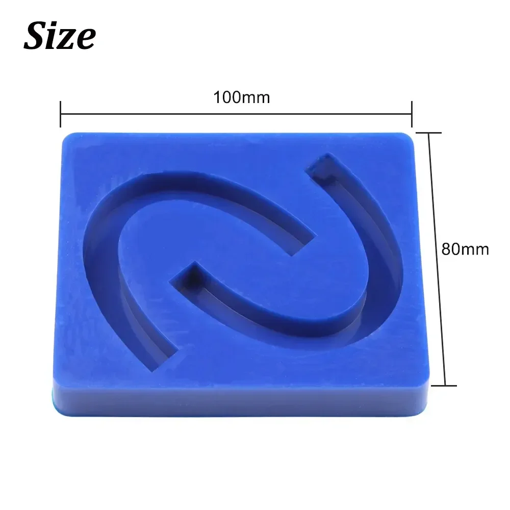 قالب صينية السيليكون للأسنان 1 قطعة لوحدة الأسنان نموذج الشمع قاعدة قالب صب أداة المختبر الانطباع المخصص الفردي #6