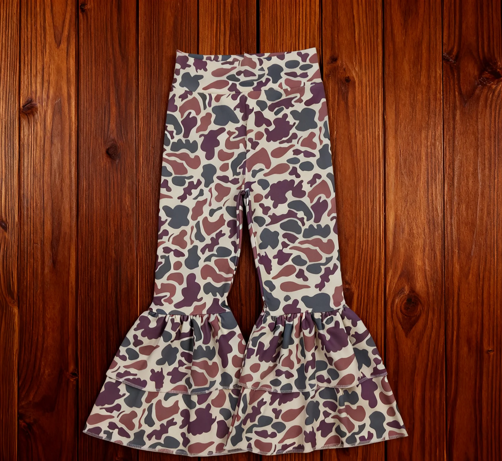 

Z1124-18 P0891 Kids Fall Clothes Camouflage Print Children Yoga Pants