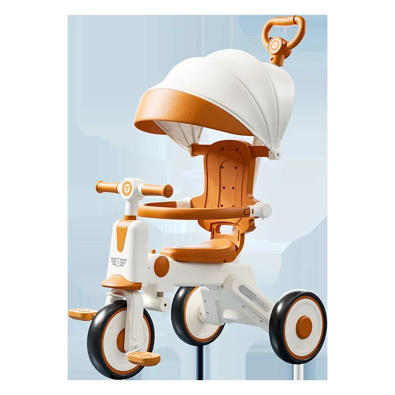 Children's Bicycle Can Push A Single Three-wheeled Toy Car Tricycle for Kids Trolley