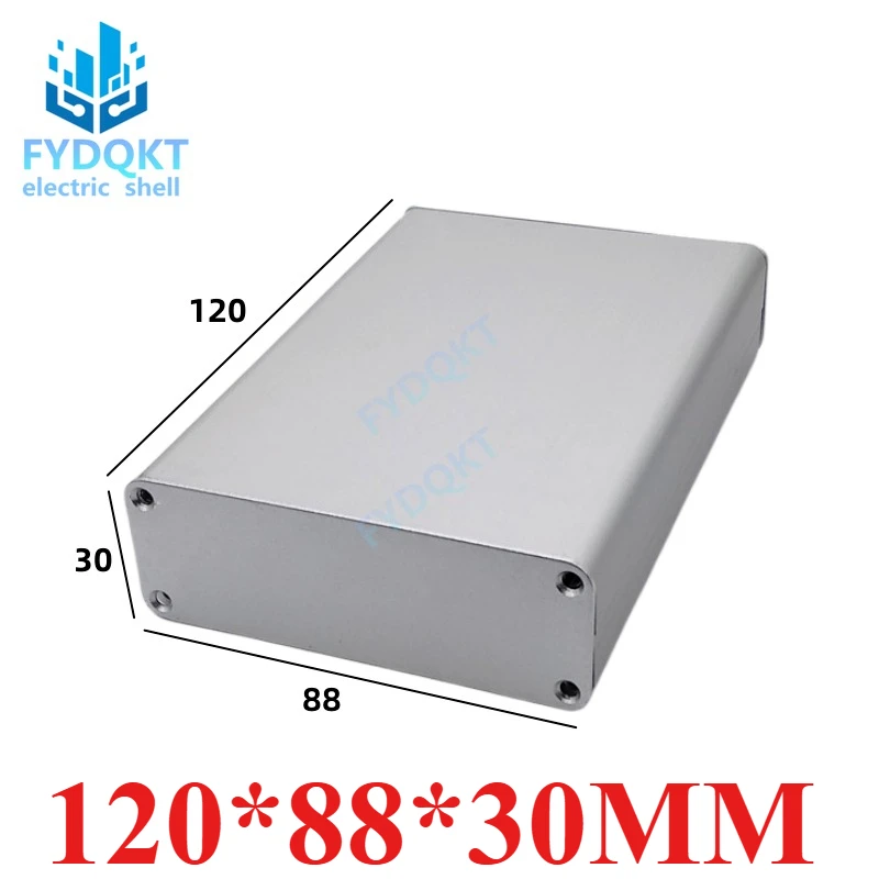 Aluminum alloy  profile Boxes split aluminum  battery box shell circuit board  120x88x30mm