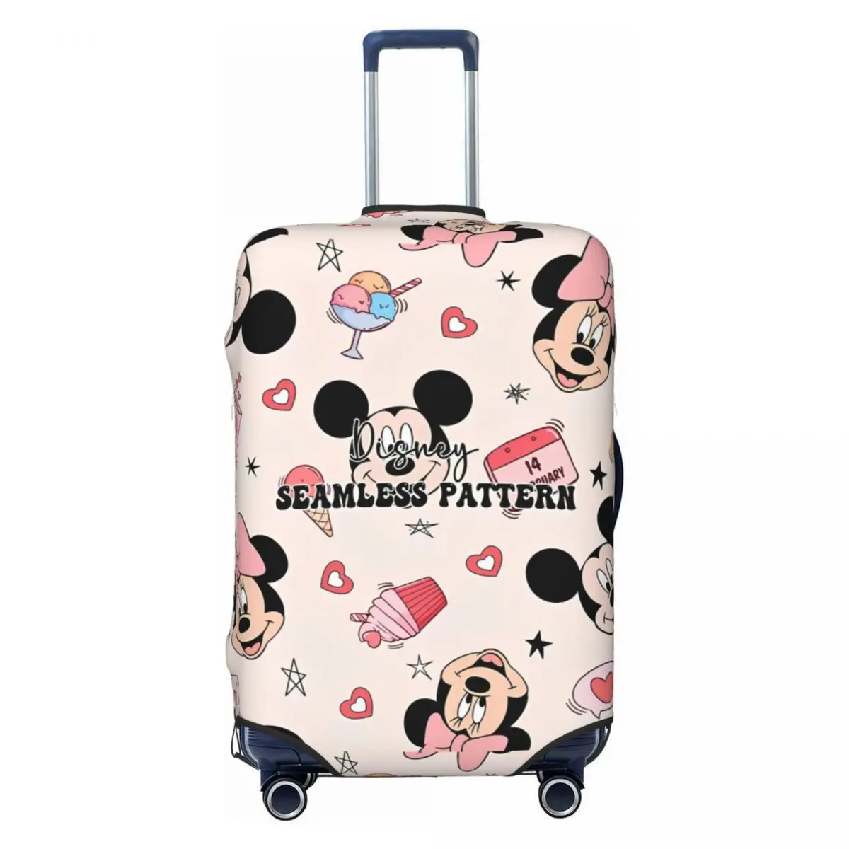 

Дорожный чехол для багажа с Микки Маусом, модный защитный чехол для чемодана, моющиеся чехлы для багажа, подходит для багажа 18-32 дюймов
