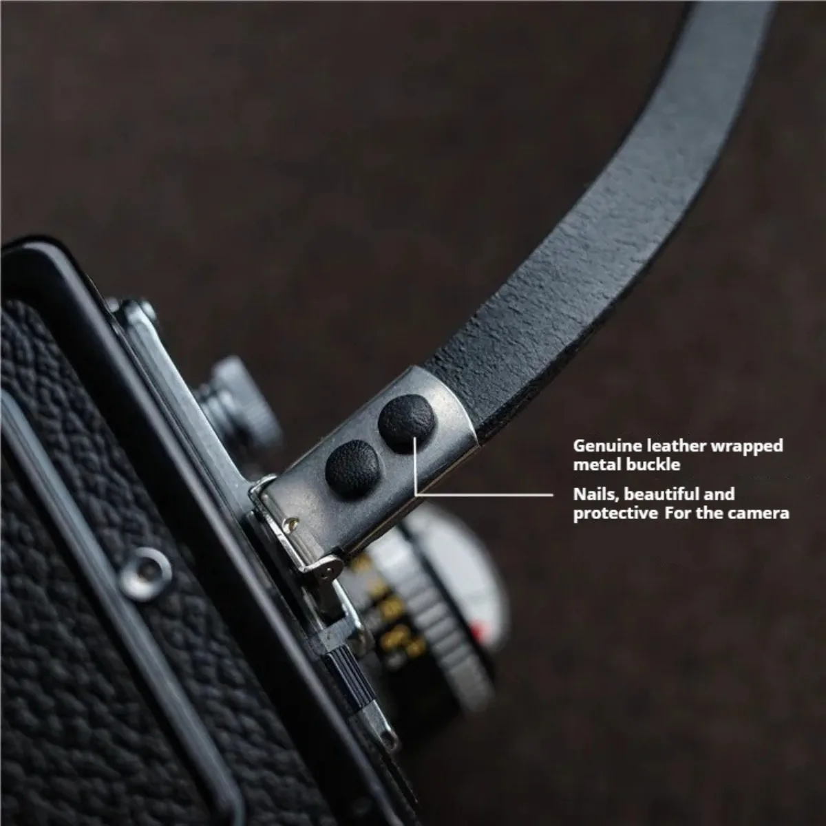 Camera Shoulder Strap Pure Leather Portable Strap Scissors Type Buckle for Rolleiflex 3.5F/2.8F Strap Camera Accessories