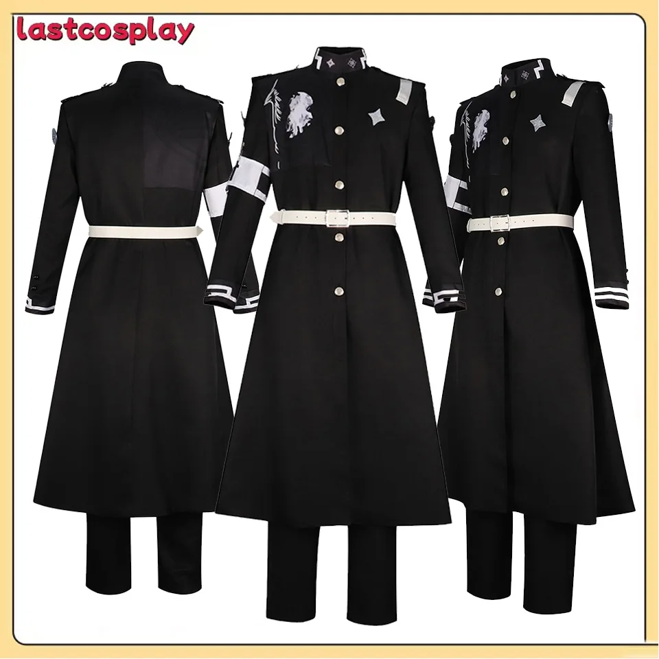

Fantasia Omokage Yugami Cosplay Uniform Costume Anime The Hundred Roleplay Line Coat Pants Belt Outfits for Halloween Carnival