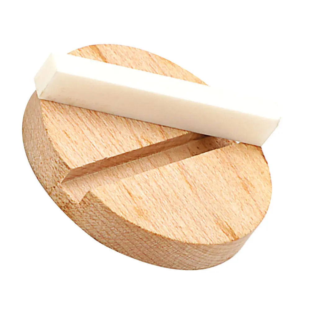 Biscuit Bridge Nut Kit for Resonator Guitar – Wood or Ox Bone Replacement, Luthier Repair & DIY Accessories