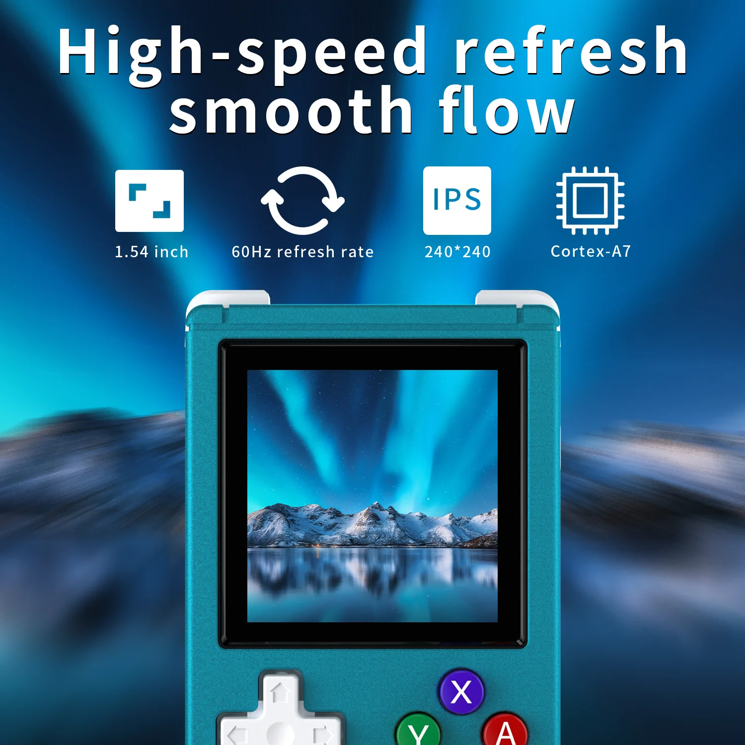 ANBERNIC RG NANO Pocket Mini Handheld Game Player Metal Shell 1.54 5