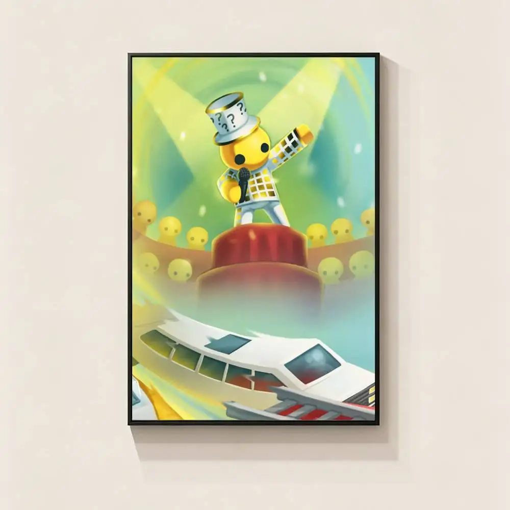 Game W-Wobbly L-Life  Poster Picture Canvas Painting Wall Art Home Decoration Print For Living Room Decor