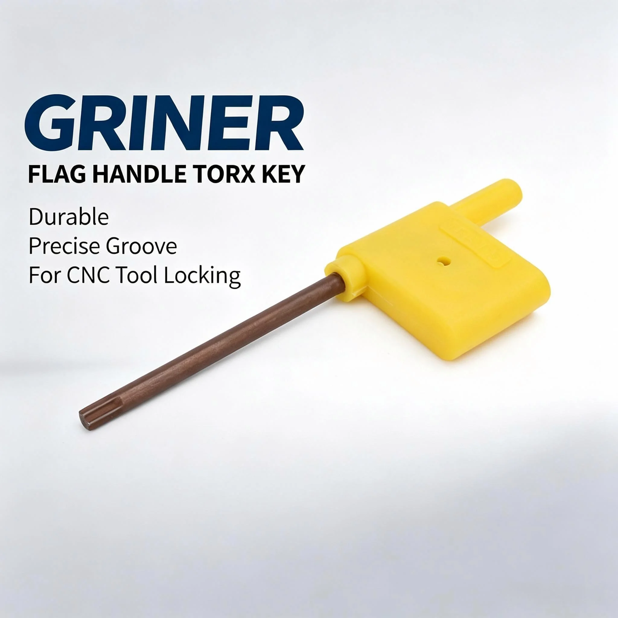 GRINER Flag Type T‑Type Torx Wrench T6 T8 T10 T15 T20 CNC Tool Holder Screw Spanner For Turning Tool Milling Cutter