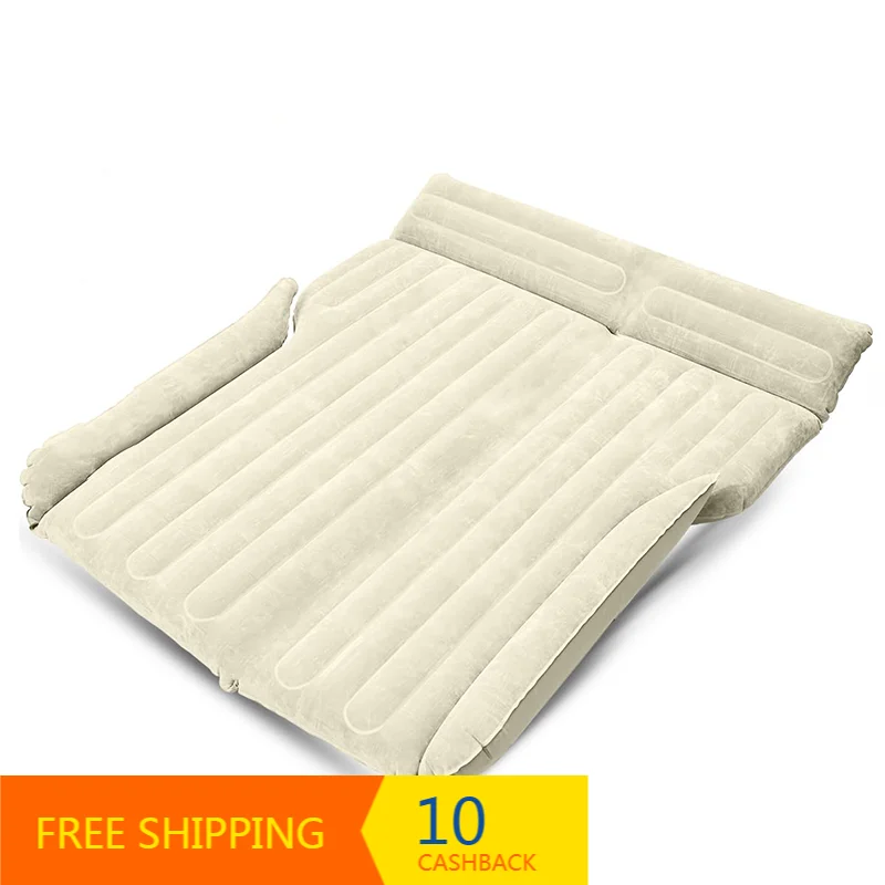 Extra Tough Enhanced SUV Air Mattress Ultra‑Thick PVC USB Powered Foldable Portable Modern Bed for Cars & SUVs Camping