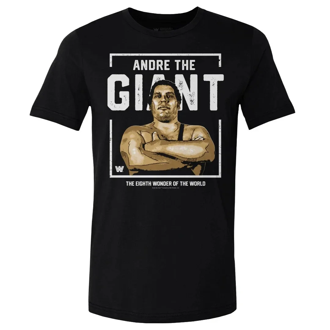 Fashion Boxer 2024 Summer Women's Men Printed Wrestler Andre The Giant T-shirt Children's Street Top Casual Short Sleeve Unisex