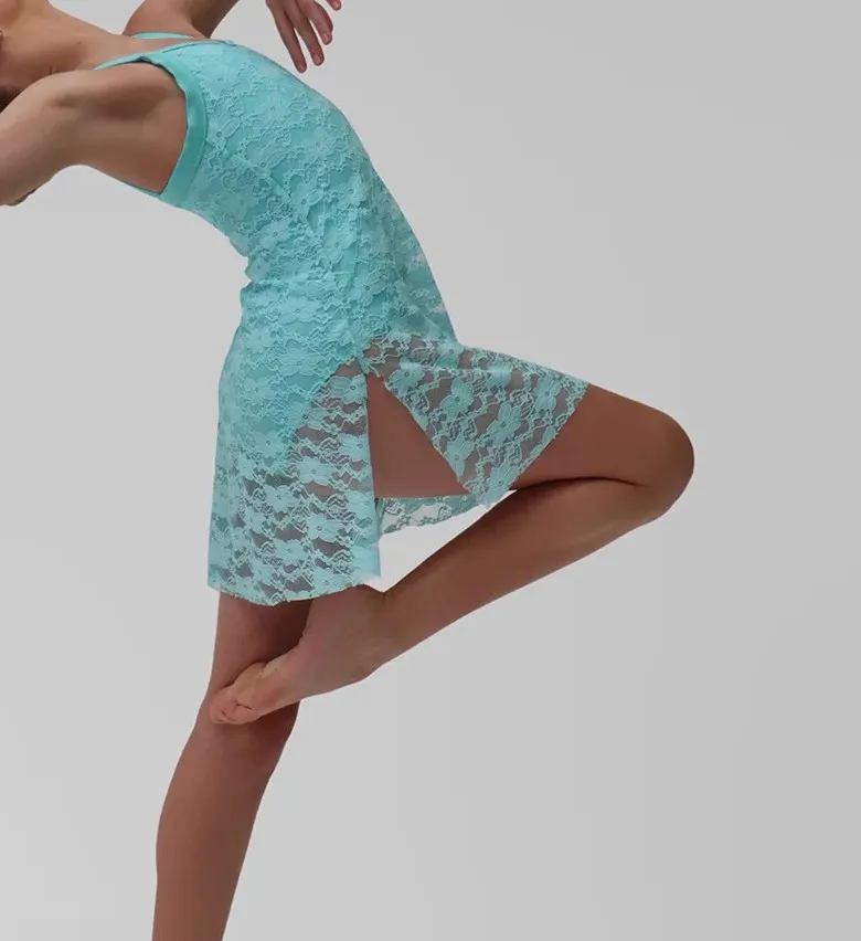 Novo traje de dança profissional vestido de dança jazz