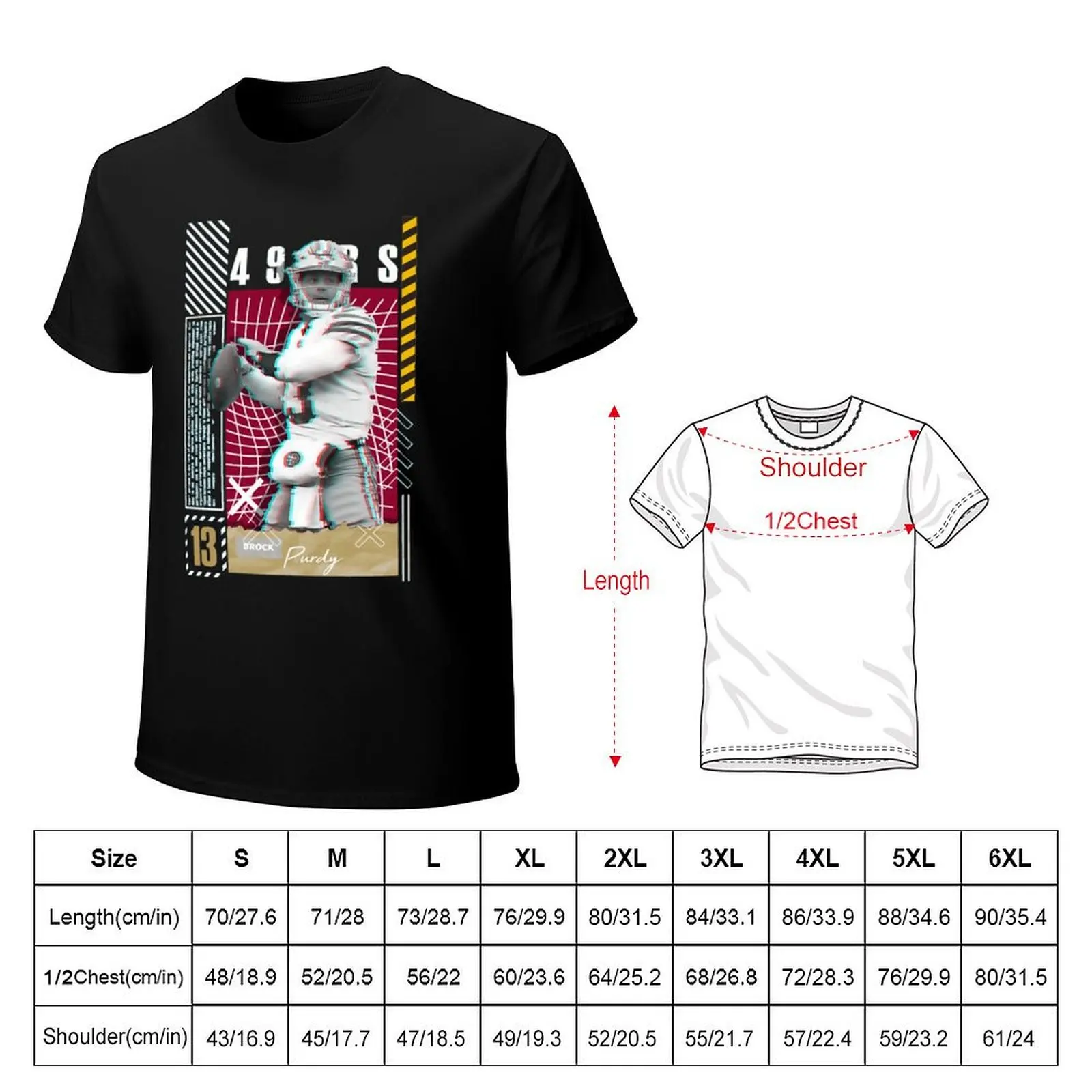 Brock sport Purdy Football Design 49ers T-Shirt Basic All Season Solid T-Shirt