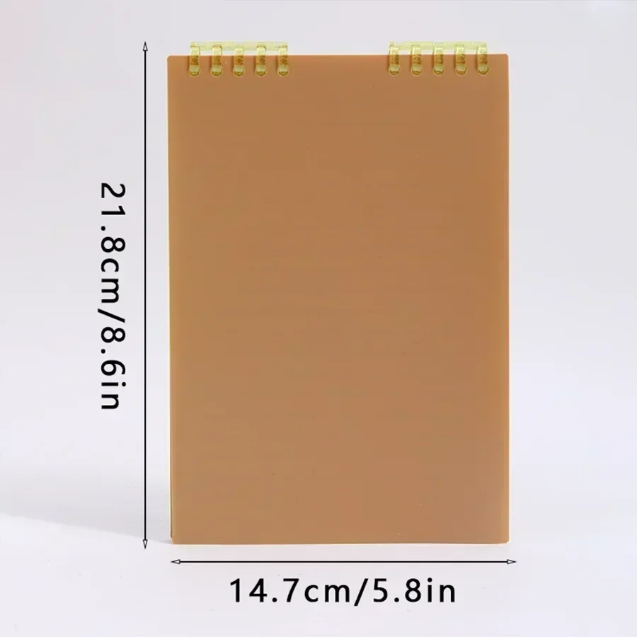 A5 크기 60 페이지 두꺼운 나선형 바인딩 루스 리프 노트 학생용 라인 페이지 학교 사무용품