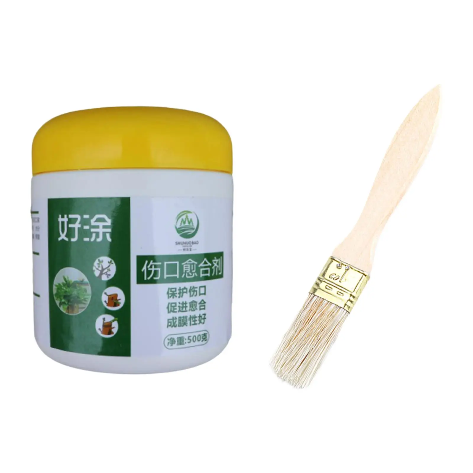 شجرة الجرح السدادة مصنع تطعيم لصق فعال تشذيب السدادة مع فرشاة النبات تطعيم لصق تشويه أدوات إصلاح شجرة #5