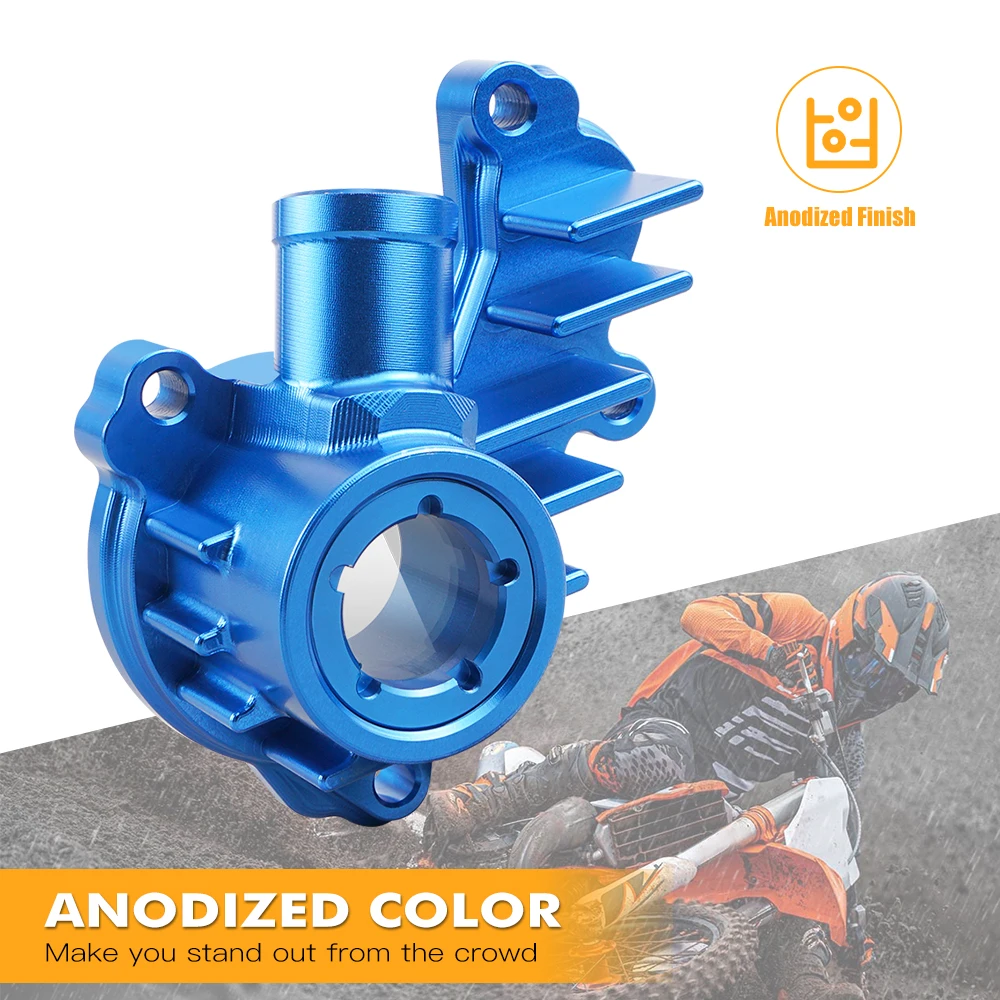 NICECNC For 2022 Husqvarna FE 250 350 FC 250 FC 350 FX 350 2017-2022 Motorcycle Transparent Water Pump Cover Gurad Aluminum - Image 5
