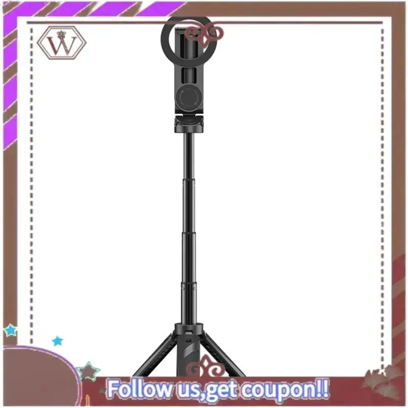 ABBG-New JJ03 حامل ثلاثي للهاتف المغناطيسي قبضة هاتف لاسلكية عصا سيلفي سطح المكتب حامل ثلاثي القوائم لهاتف آيفون 16 15 14 13 برو ماكس
