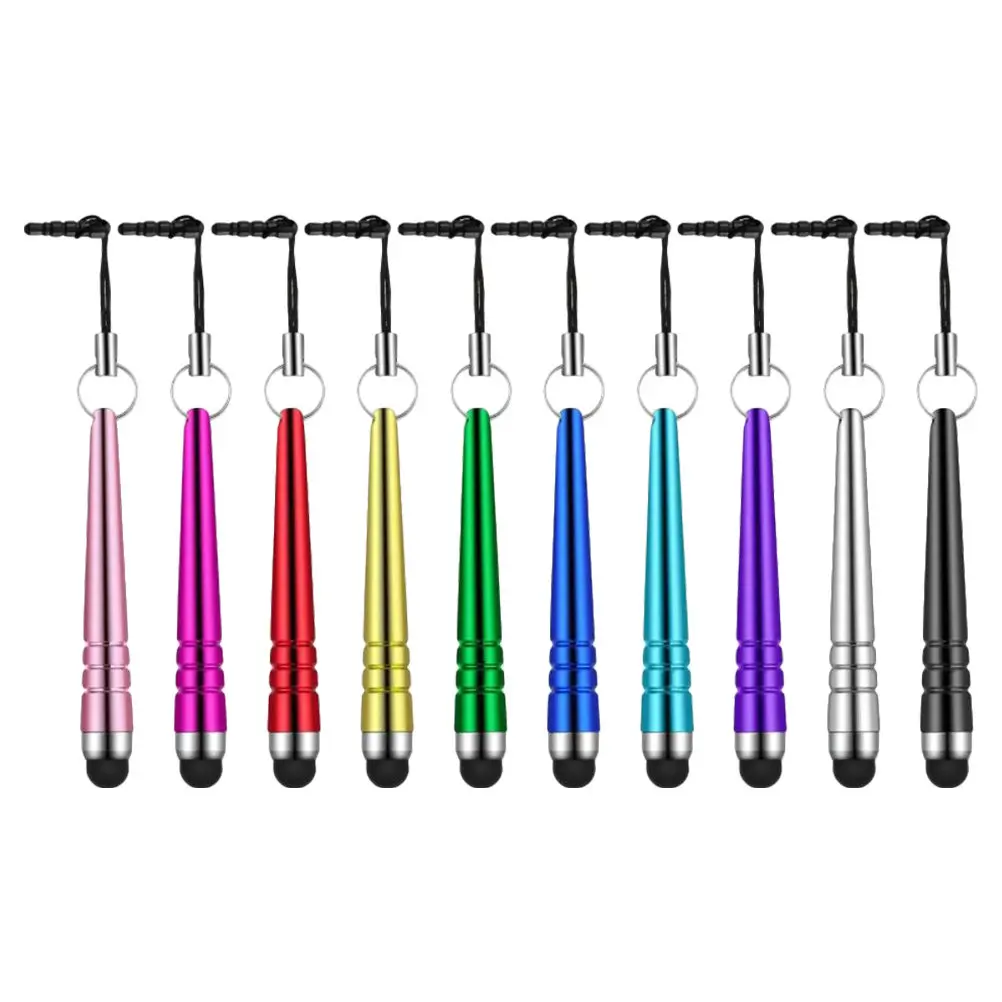 40Pcs Lightweight Compact Capacitor Stylus Pens 10 Vibrant Colors 4 Per Color Multipurpose Capacitive Stylus for Mobile Phone