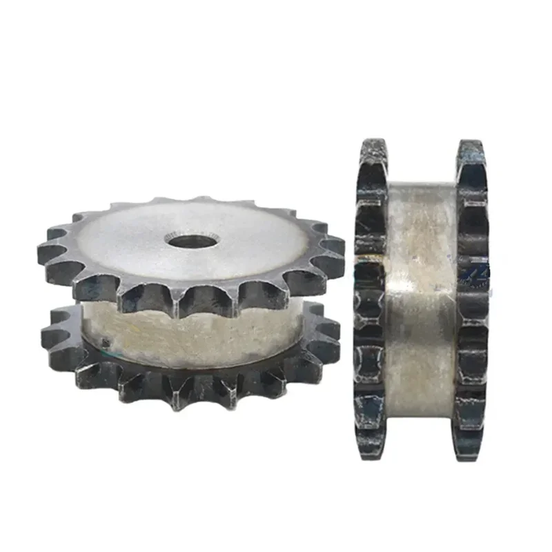 35 Holes 57/62/87/108/158 Sprocket 5 Points Double Row False Drive Sprocket Industrial Machinery Drive Gear Total Back