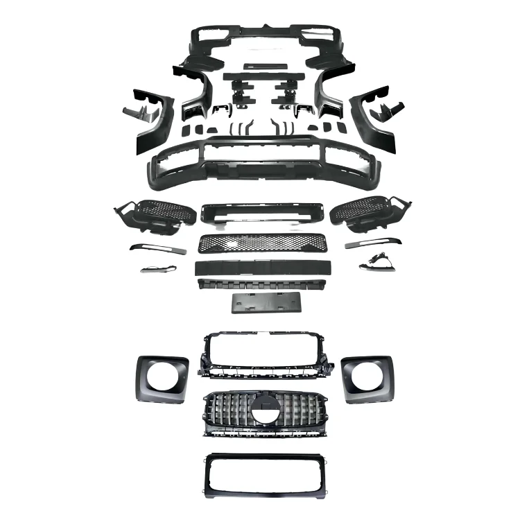 W464 G500 G550 B-Style Body Kit Front Rear Bumper Grille Taillight No-Cutting Plug And Play PartsOld To New Facelift Body Kit