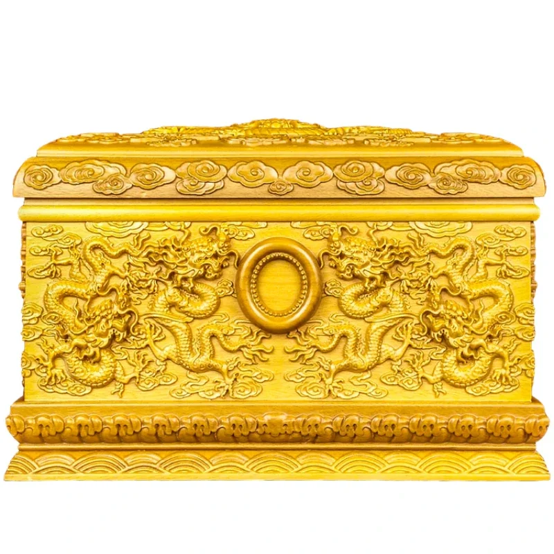 All Solid Wood Box, Gold Silk Nan Box