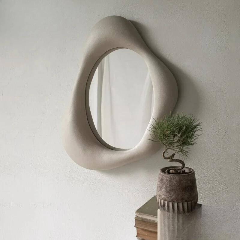 

Art wall decoration hanging mirror niche abstract bedroom pendant