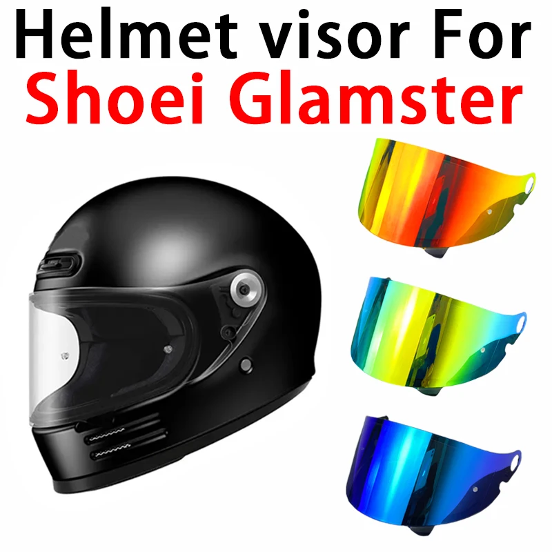 Para SHOEI Glamster CPB-1V lente para Casco de motocicleta Retro máscara completa visera Anti-UV Casco SHOEI accesorios para motocicleta