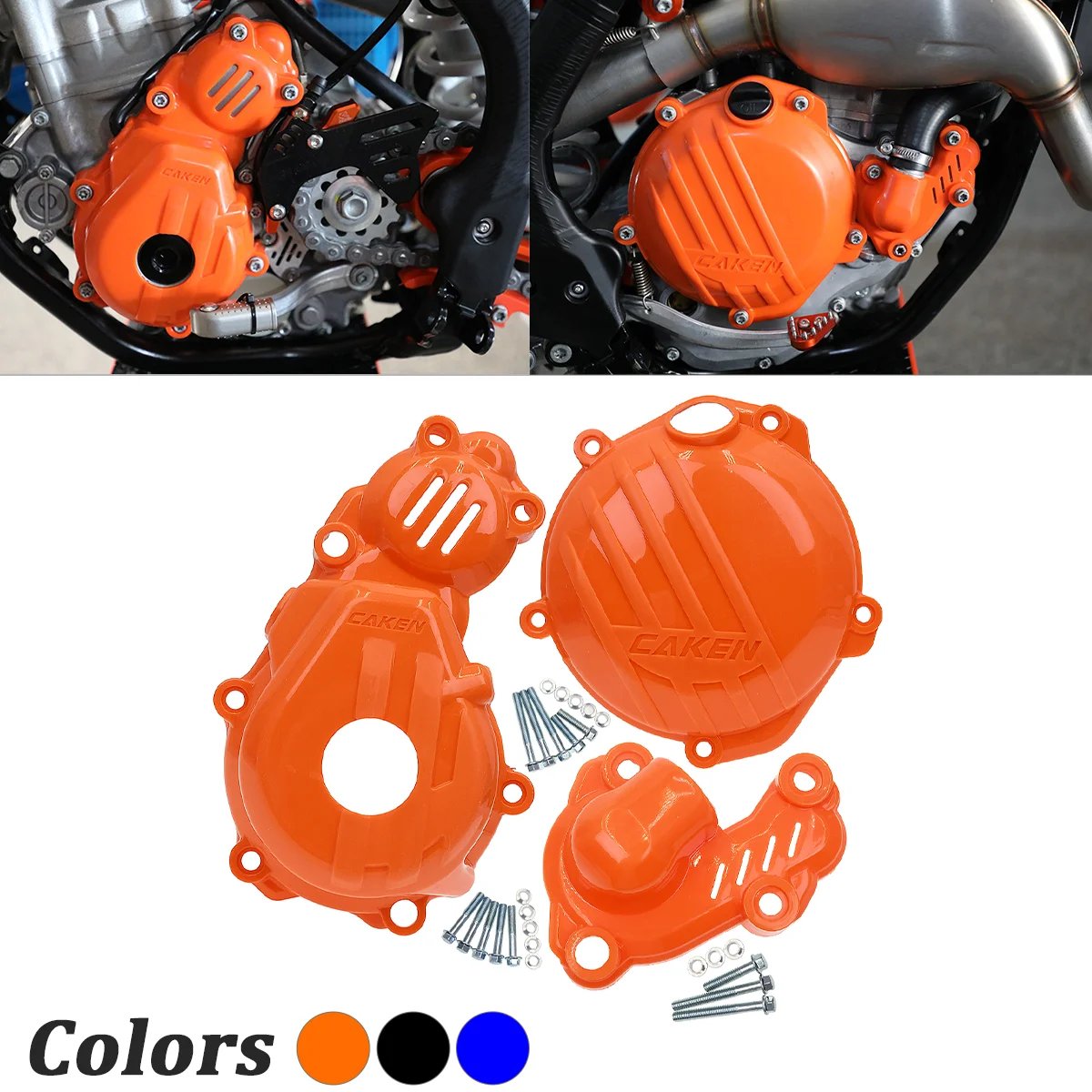 

For KTM EXCF SXF XCF EXC-F SX-F XC-F 250 350 For Husqvarna FC FE FX 2016-2022 Clutch Cover Magneto Engine Water Pump Guard Set