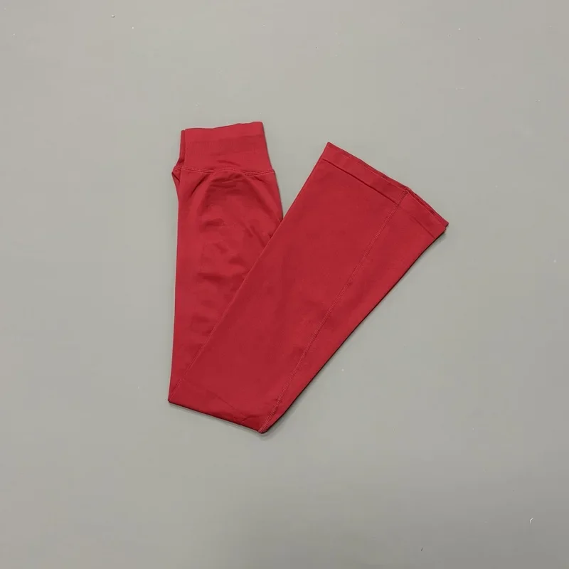 Micro Flared Leggings für Damen: Yoga-Hose mit Po-Lifting-Effekt, Bauchkontrolle, Hoher Taille, Elastisch, Weich, für Fitness, Gym, Workout und Sport – Detail 12