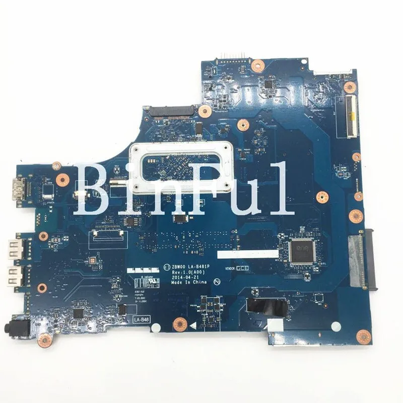 CN-0Y3PXH 0Y3PXH Y3PXH For DELL Inspiron 3531 Laptop Motherboard With SR1W2 N3530 CPU ZBW00 LA-B481P 100% Tested Working Well