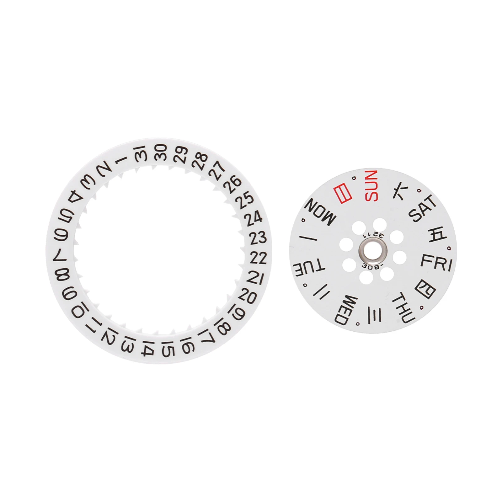 Watch Movement Date Wheel Dail For Miyota 8200 8205 Movement Watch Day Ring Circle Calendar Dail Plate Watch Accessories
