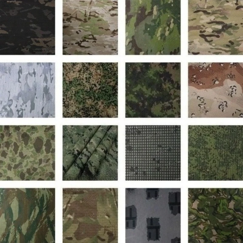 

Mesh Abrasion-Resistant Camouflage DIY Mesh Tactical Outdoor Fabric Sewing 120g Lightweight Breathable Mesh Quick-dry Knit