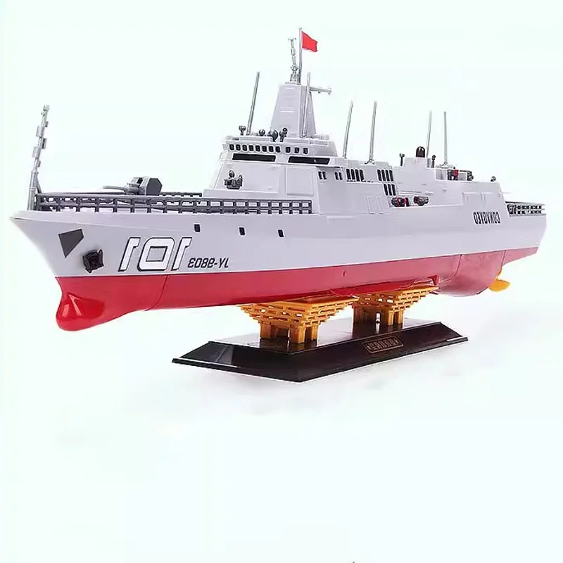 2.4g كامل النطاق التحكم عن بعد Jy-9803 محاكاة المدمرة الجديدة محرك مزدوج مقاوم للماء الكهربائية التحكم عن بعد النموذج العسكري