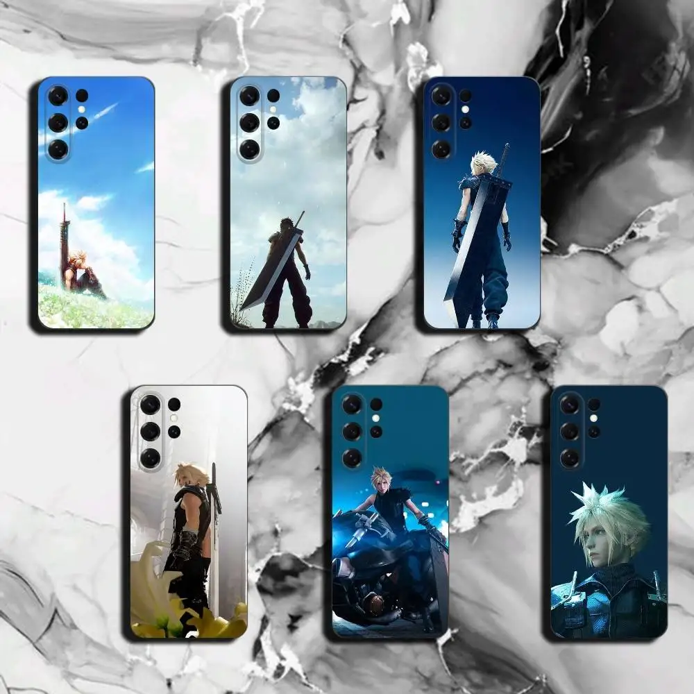 Final Fantasy VII for Samsung S26 25 24 23 22 21 Ultra Case Liquid Silicone Soft Shell Plus