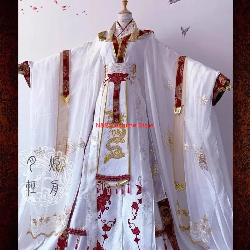 

Tian Guan Ci Fu Ling Feng Коллекция Prince Yue Shen Косплей Одежда Xie Lian Древний стиль Хэллоуин Cos Костюм