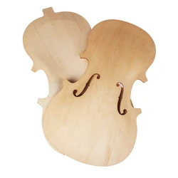 1 SET Violin DIY KIT Top And Back Unfinished Violin Parts For 4/4 Size Acoustic Violin Parts Accessories Making Repair