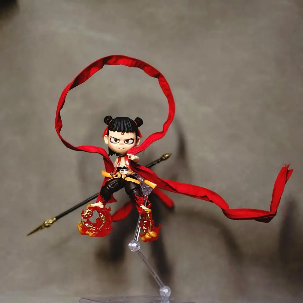 

Ne Zha 2 Anime Shf Huntian Ling Handmade Fabric Ribbon Built In Iron Wire for Styling Suitable for 1/12 Movable Humanoid Toys