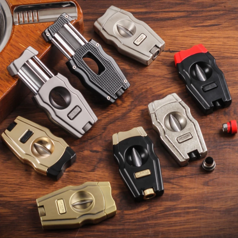 

Многофункциональный инструмент для сигар 3-в-1 из цинкового сплава: резак, пробойник, держатель. Острый, прочный, для повседневного использования. Идеальный подарок для ценителей сигар. Высококачественный, стильный.