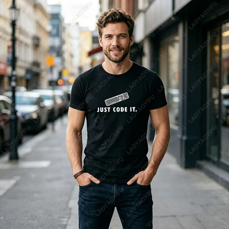 Funny Tech Computer Engineer Pun Sayings Humor Style Graphic T-shirt 100% Cotton Short Sleeve Fashion Casual Outdoor Tshirt