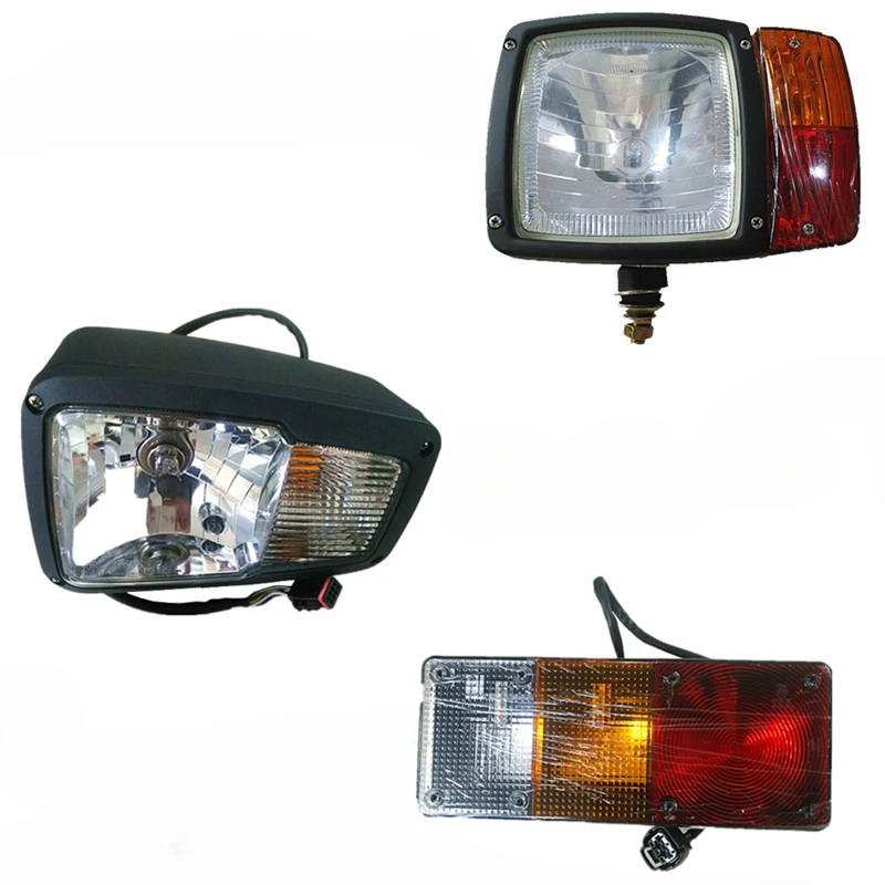 Loader accessories, cab top work light, left and right front combined headlight assembly, rear tail light 50CN850H