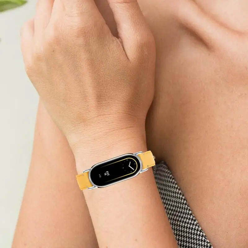 Adaptadores de conector de correa de reloj para Xiaomi Mi Band 8, accesorio de enlace de conector de Metal de repuesto para accesorio de pulsera Miband8