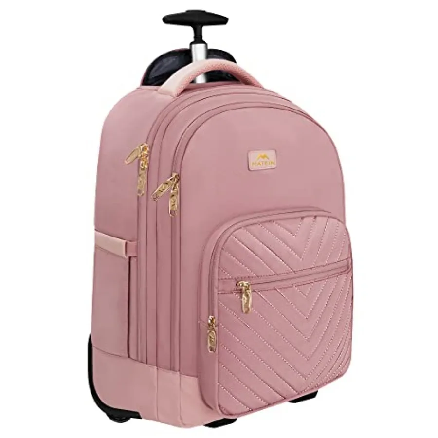 

MATEIN Rolling Backpack for Women, 17 Inch Travel Laptop Backpacks with Wheels, Large Carry On Business Luggage Roller Backpack