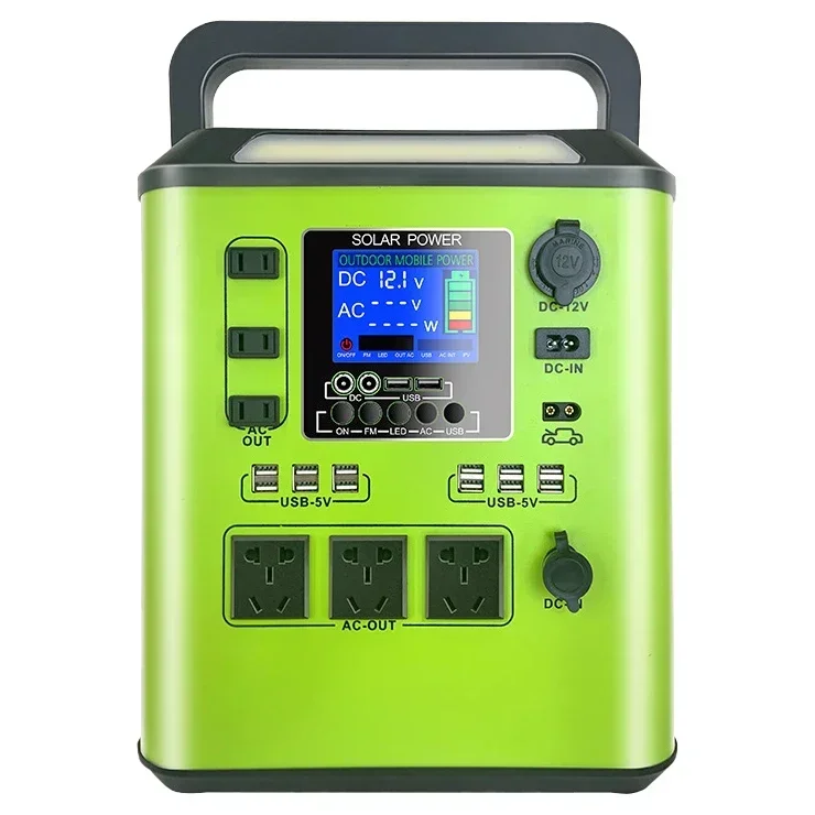 Factory Portable Solar Power Station  2000W Lithium iron phosphate battery 3000WH High capacity Outdoor power station IP55 2 023