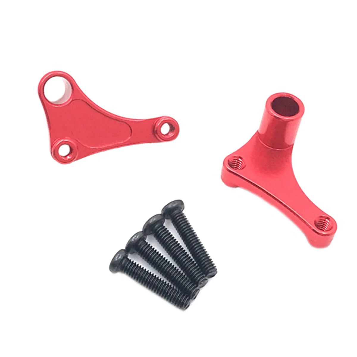 For WLtoys 1/12 12423 12427 12428 12429 Rc Car Parts Model Upgrade Metal Parts Steering Claw Rc Car Parts Set,Red