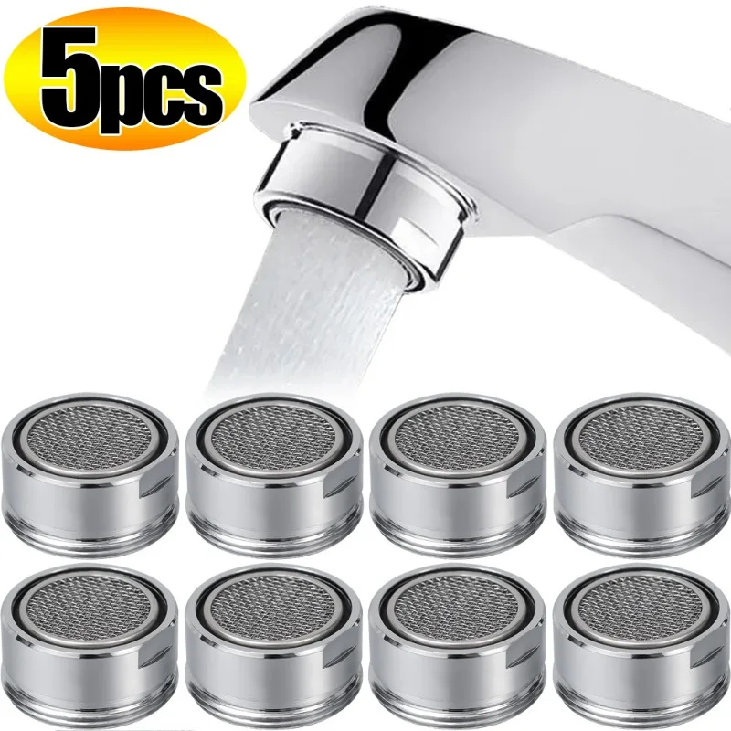 5/1pcs Faucet Aerators Water Saving Taps Splash-proof Filter Mesh Core Mixed Nozzle Replaceable Filter Bubblers Brass Hardware