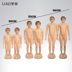 4 Years Old Child Full Body Plastic Mannequin Clothing Display Model for Boys And Girls makeup manikin
